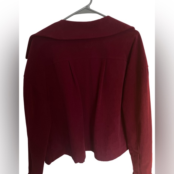 Pink/Maroon corduroy jacket - Picture 3 of 3